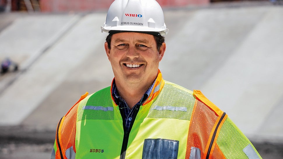 Kobus Olwagen, Contracts Director, WBHO Contruction (Pty) Ltd., Johannesburg, South Africa