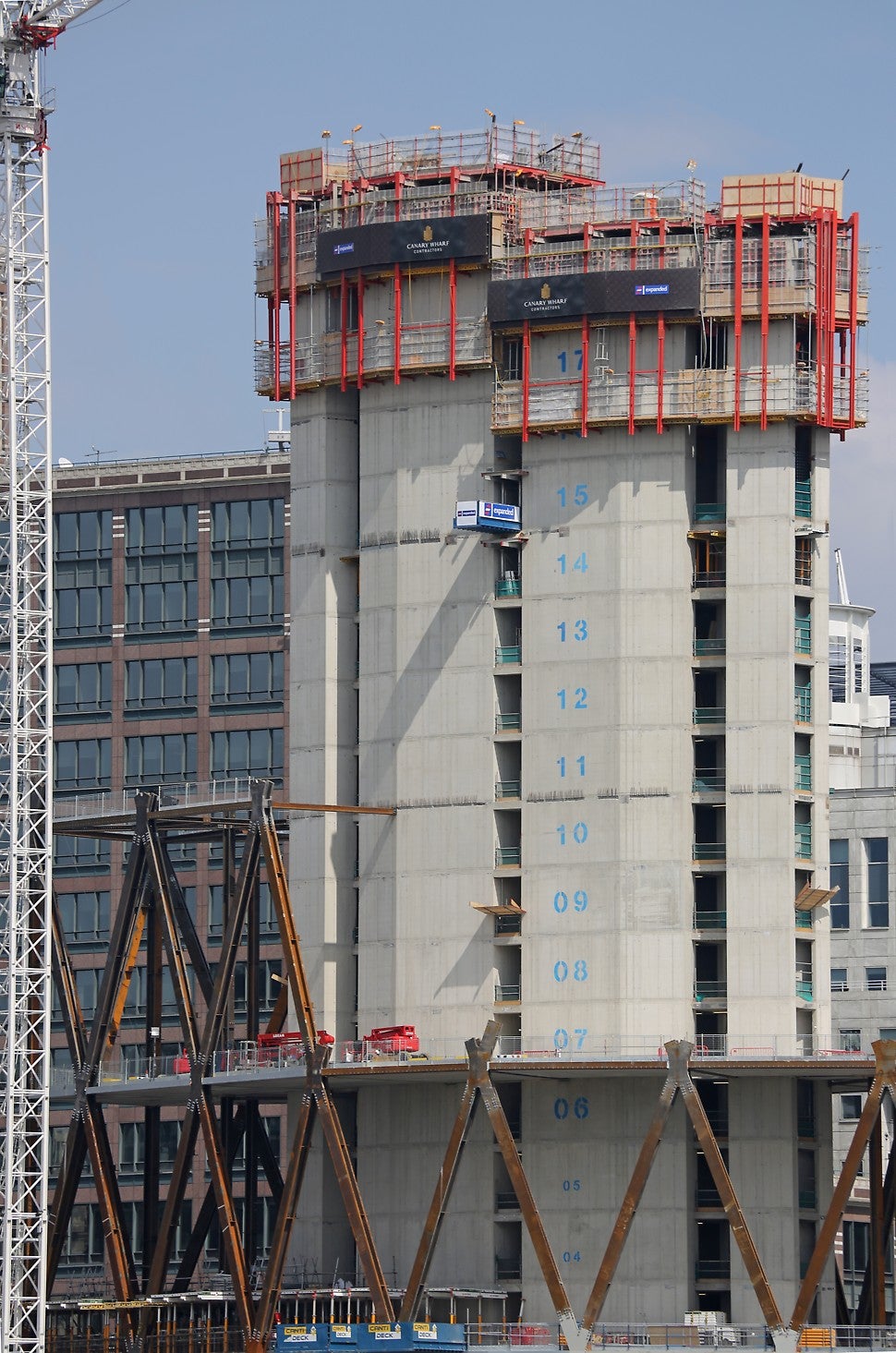 ACS climbs the core in two halves