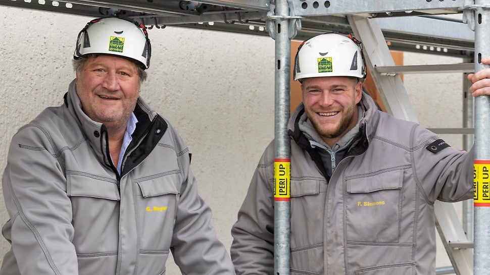 Portraitaufnahme von Georg Meyer, Florian Siemens