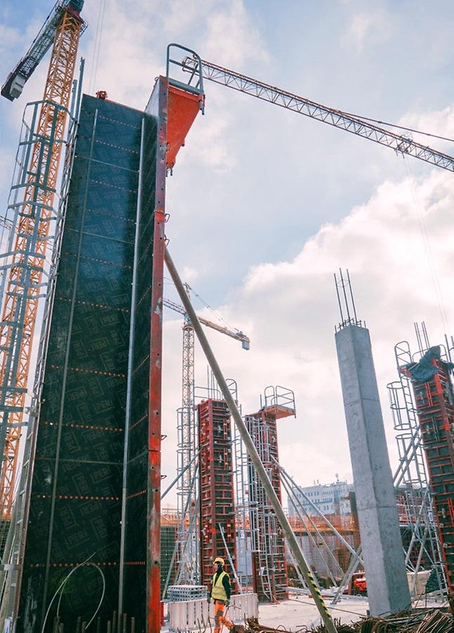 Optymalne rozwiązanie dla realizacji słupów wysokich - system TRS.