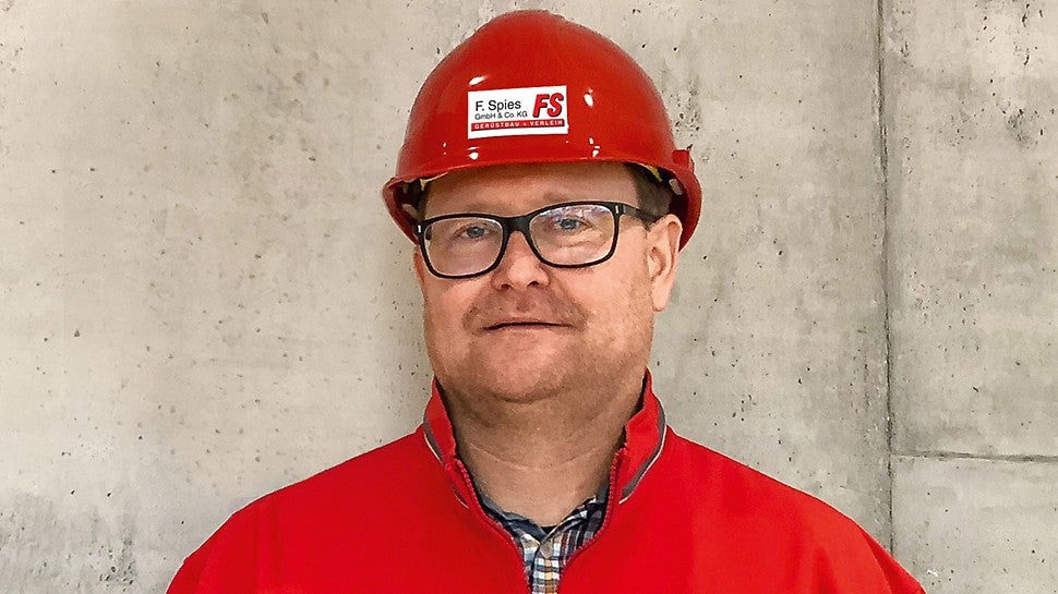 Die Zusammenarbeit zwischen Spies, Markgraf und PERI verläuft sehr gut. Planung, Termine und Support funktionieren reibungslos. Ich kann mir diese Konstellation für die Zukunft und für weitere Projekte sehr gut vorstellen.