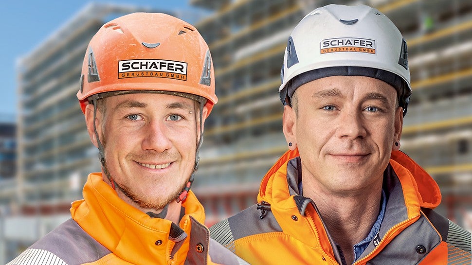 Mit PERI UP erreichen wir einen fließenden Übergang vom Traggerüst zum Fassadengerüst, kombiniert mit VARIOKIT ergeben sich super Komplettlösungen. Das 25-cm-Raster verschafft uns den Vorteil, auch bei schwierigen, umlaufenden Ecken ebene Belagflächen ohne Stolperkanten ausbilden zu können. Absolute Sicherheit bei der Fassadengerüstmontage gibt uns und unseren Mitarbeitern das mit dem Easy Stiel vorlaufende Geländer, das ohne zusätzlichen Arbeitsgang vollständigen Schutz bietet.