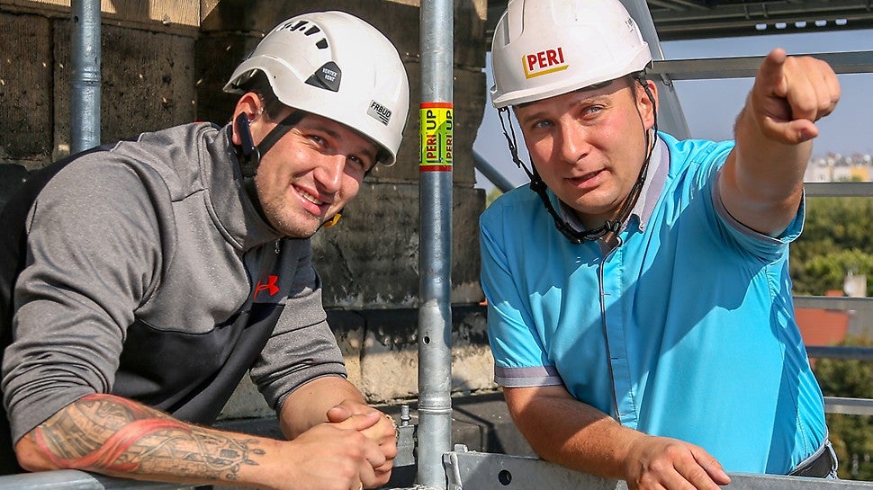 Ścisła współpraca pomiędzy monterami i technologami PERI gwarantowała sukces!