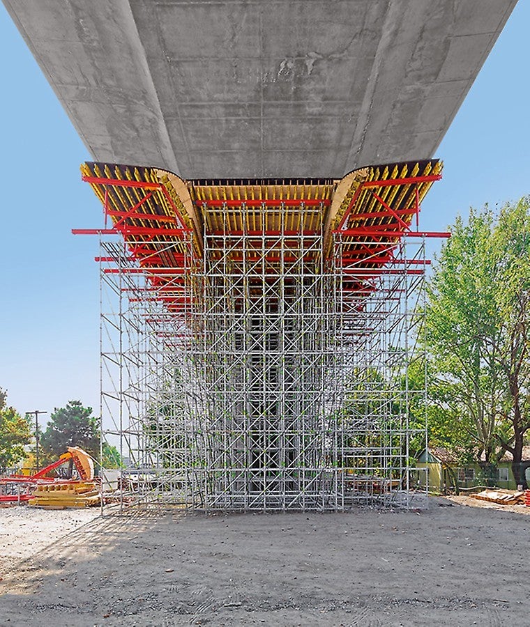 Materjali utilisatsiooni kõrge tase tänu tugede optimaalsele positsioneerimisele vastavalt koormusolukorrale.