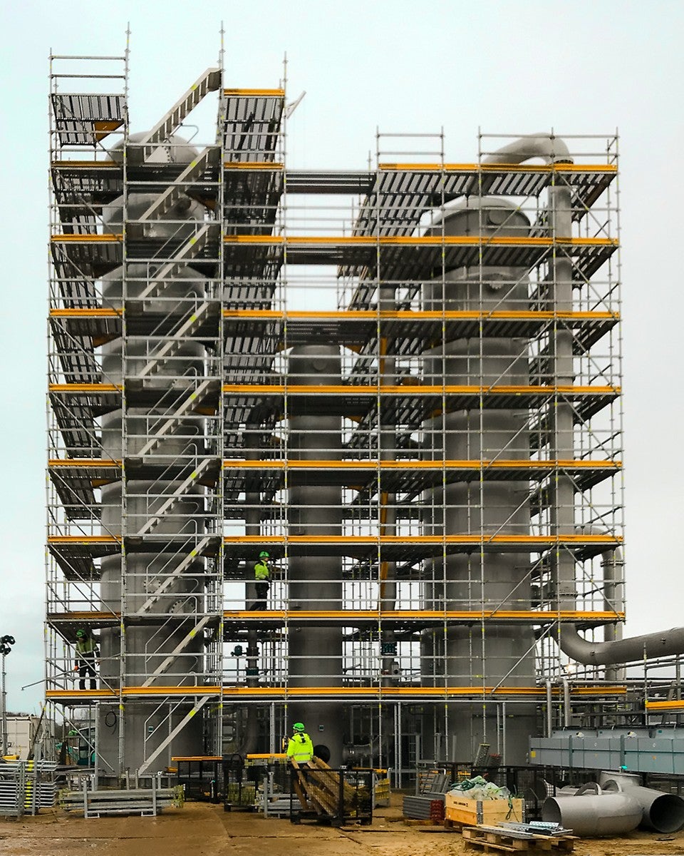 Opstilling med PERI UP Flex