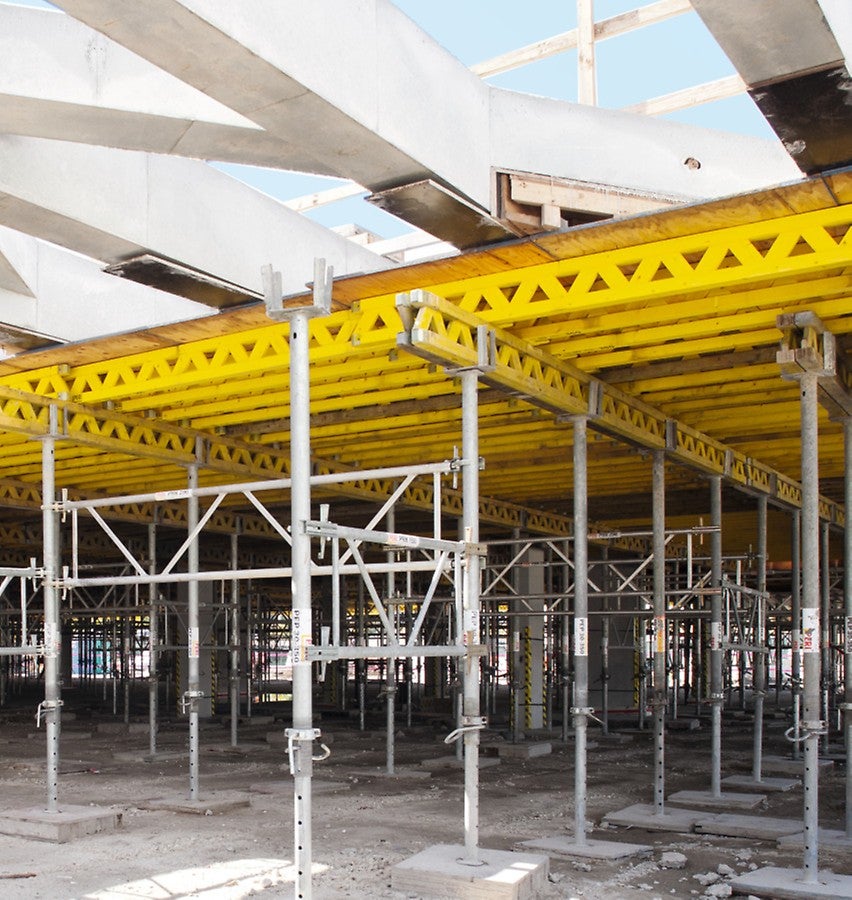 Flexibilný systém pre každý pôdorys a hrúbku stropu do 1,00 m.