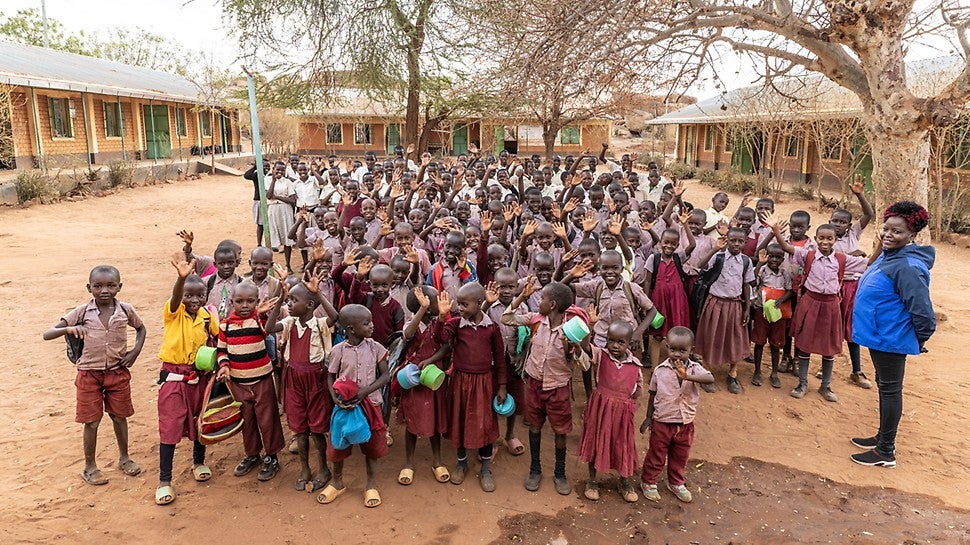 Die Kinder fieberten der Eröffnung mit Freude entgegen.