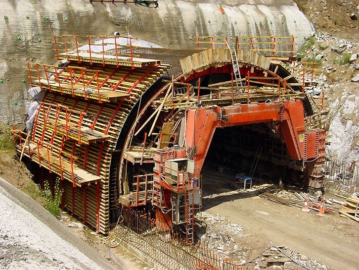 Ampliación 4º Carril AP-6 - Falso túnel