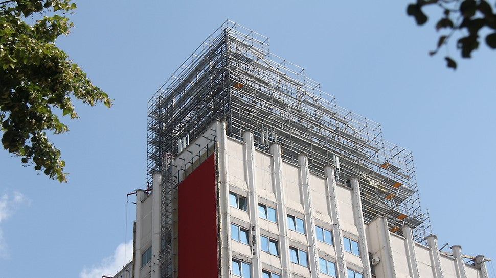 Модернизация фасадов здания инженерно-лабораторного корпуса ОАО &quot;Беларуськалий&quot;, г. Солигорск