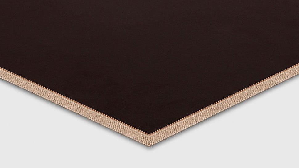 The large-size formwork panel for almost joint-free fairfaced concrete finishes.