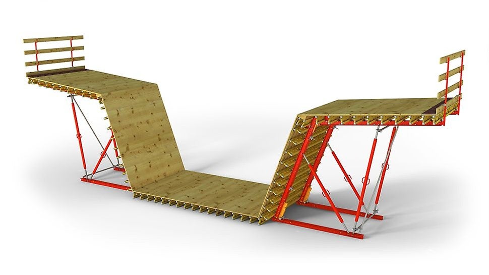 PERI VARIOKIT 桁架系统能够满足不同市政工程项目要求，是灵活、经济的解决方案。