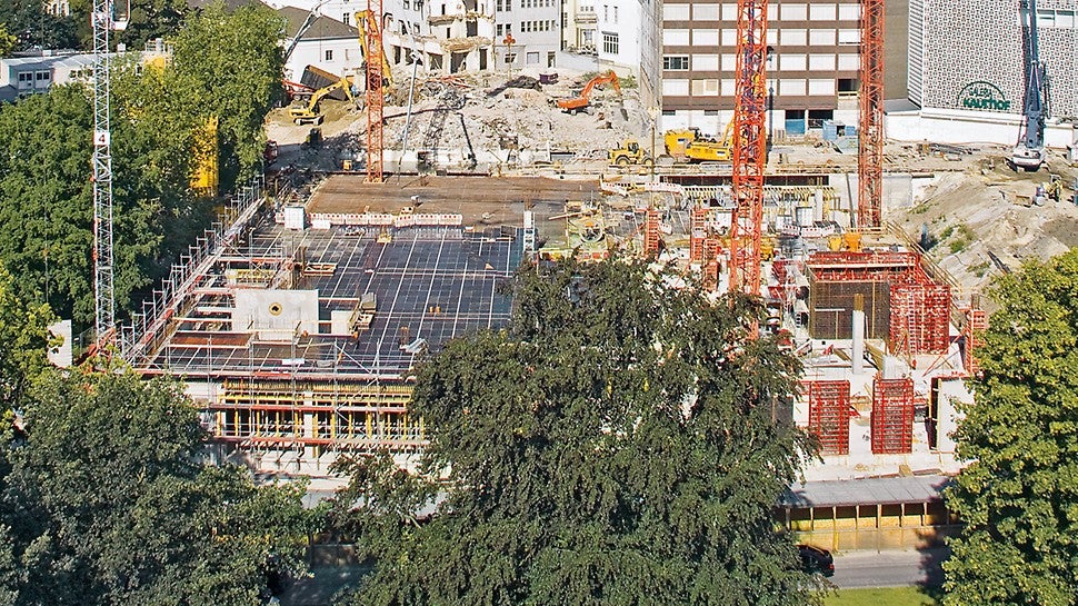 Schnelle Schalzeiten erreicht – mit eingespieltem Baustellenteam, MAXIMO und SKYDECK