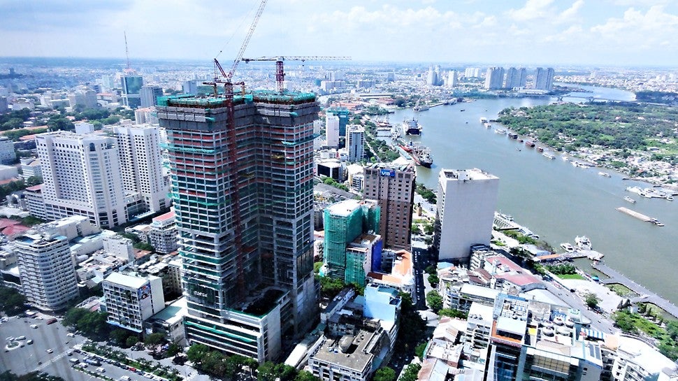 One of ten highest buildings in Vietnam, locating in Ho Chi Minh City Centre - District 1