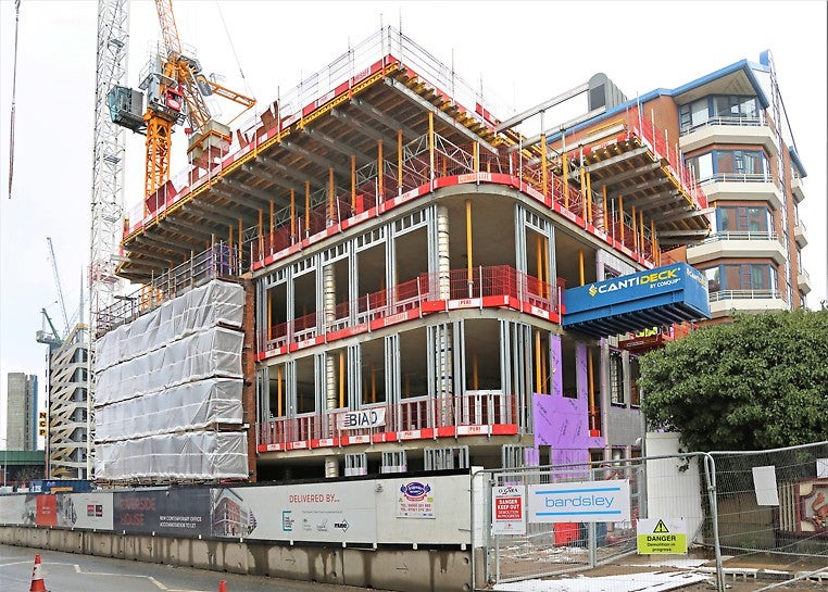 Delivering an architectural concrete finish for a 19th century building.