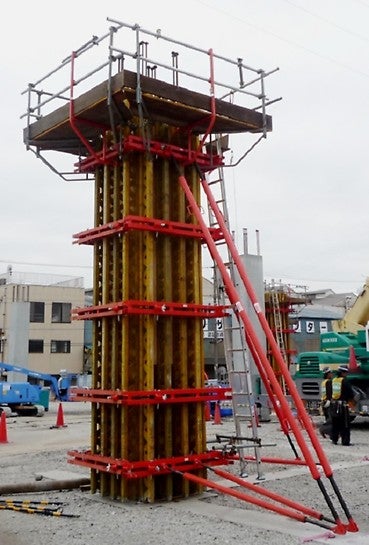 川崎チルド物流センター バリオ柱型枠システム