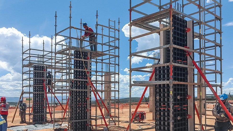 徒手安装和转运模板