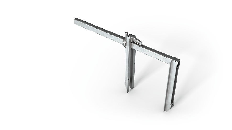 Die Schalzwinge lässt sich dank robuster Beschaffenheit und verschiedener Klemmweiten vielseitig einsetzen<br/>