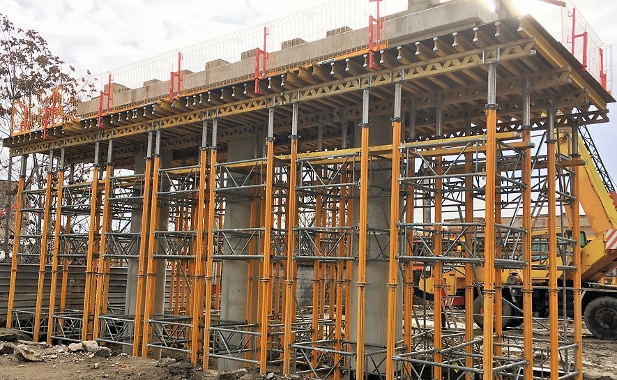 Подпорно скеле за ригел - МULTIPROP кули и PROKIT система за безопасност