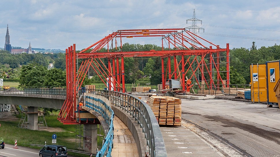 Der Arbeitsablauf wurde beschleunigt - und gleichzeitig Straßensperrungen vermieden.