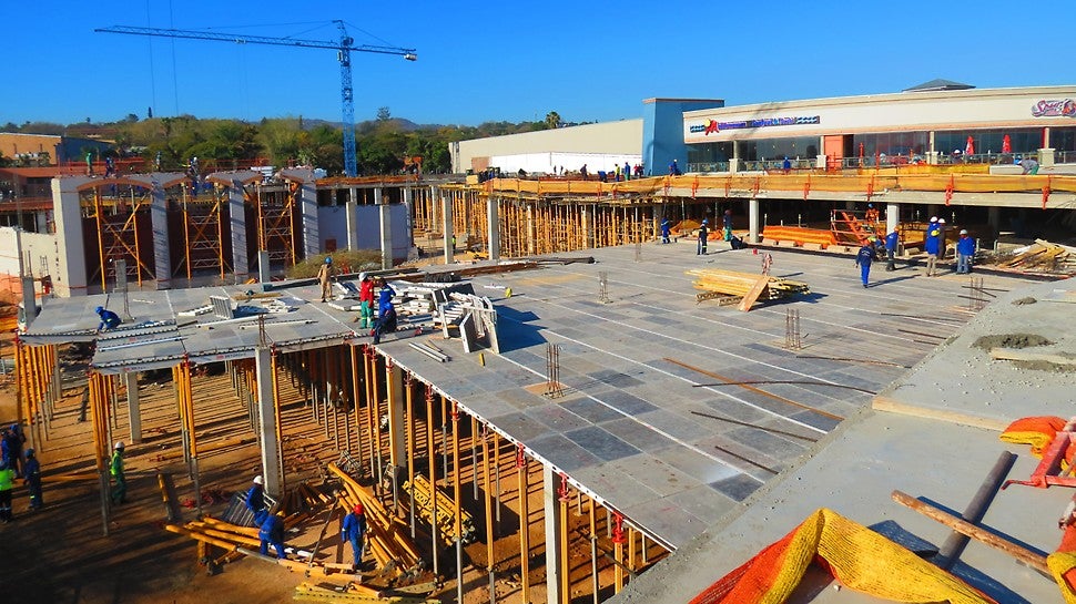 The speed of SKYDECK allowed for large pours with low cycle times