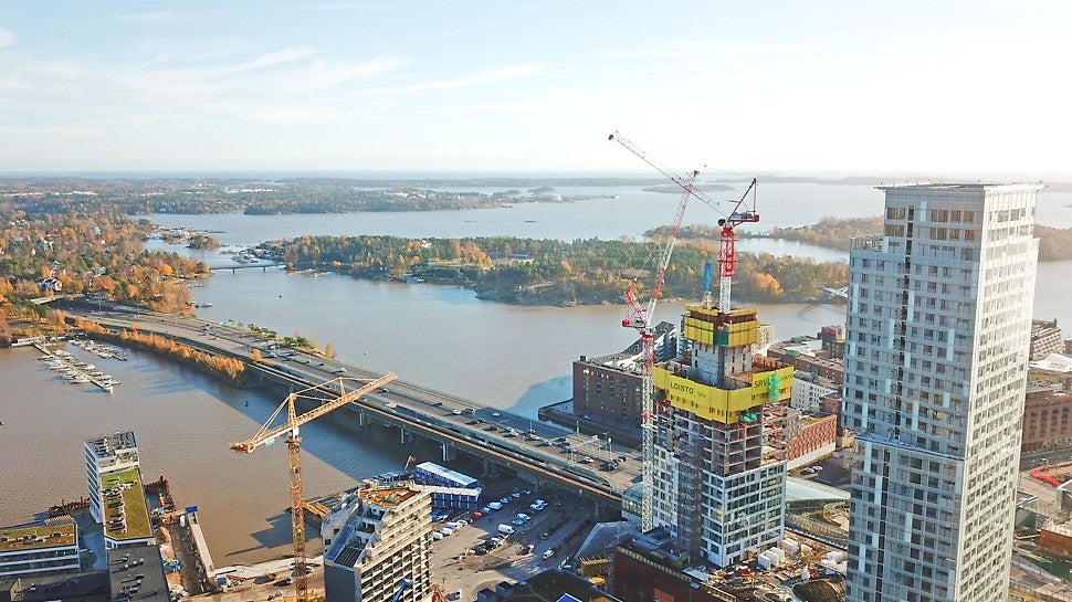 REDIn Loisto on järjestyksessään toinen Kalasatamaan rakennettavasta seitsemästä tornitalosta.
