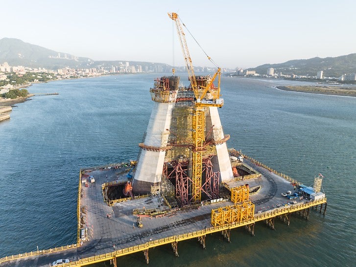 淡江大橋（Danjiang Bridge Project）現場写真 with PERI HQ （2023年11月28日撮影）