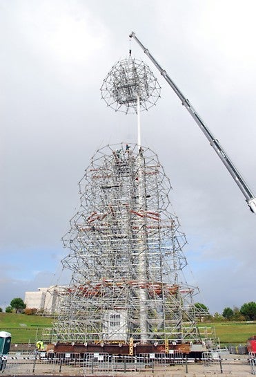 Montagem: Elevação dos troços<br/>