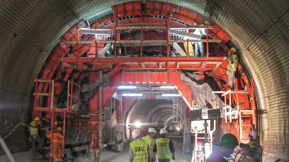 Carro de cofragem de aço de fabrico especial