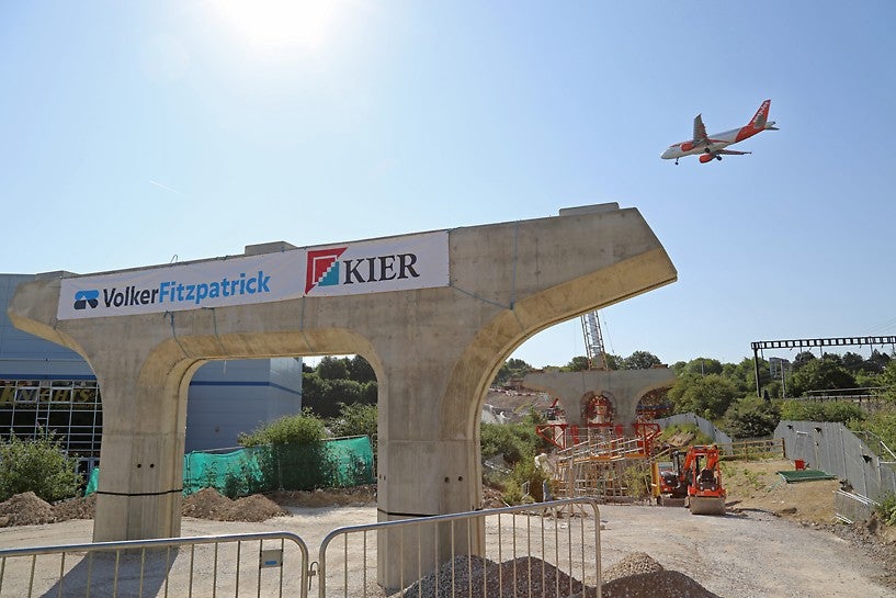 Infrastructure formwork for a driverless rail link service.