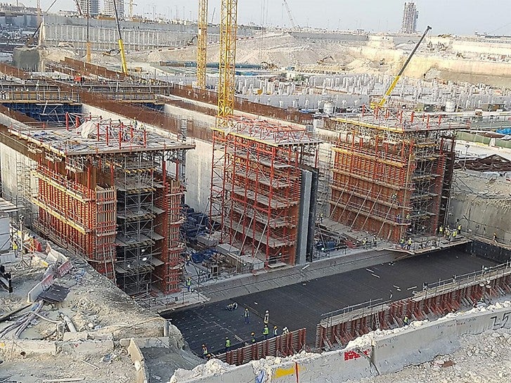 Construction of a multi-level tunnel using PERI&#039;s state of the art Tunnel Carriage System