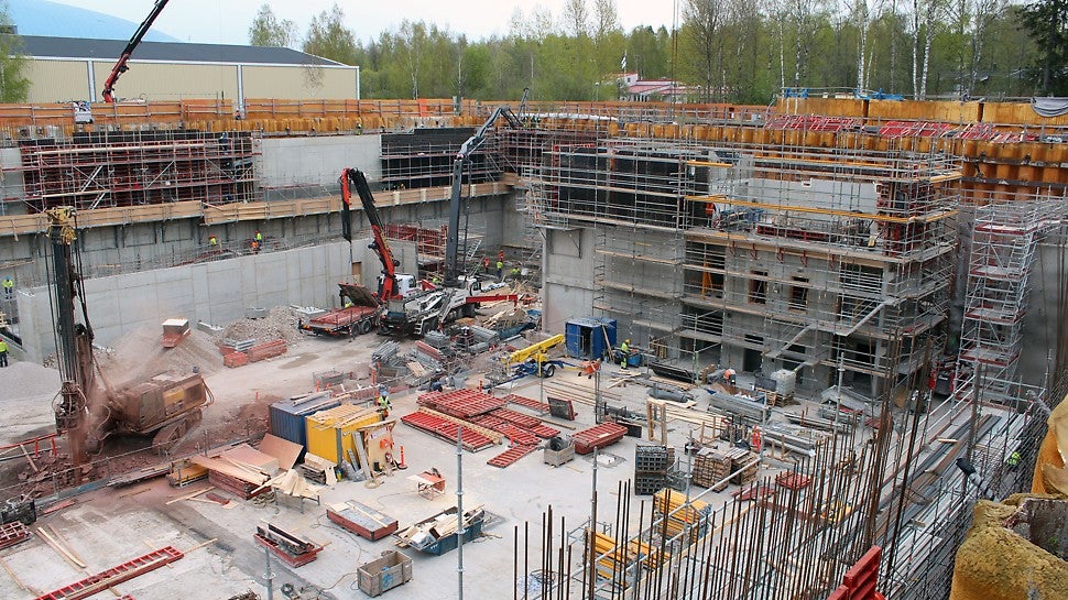 Jousenpuiston pysäköintilaitos rakentuu Urheilupuiston metroaseman päälle.