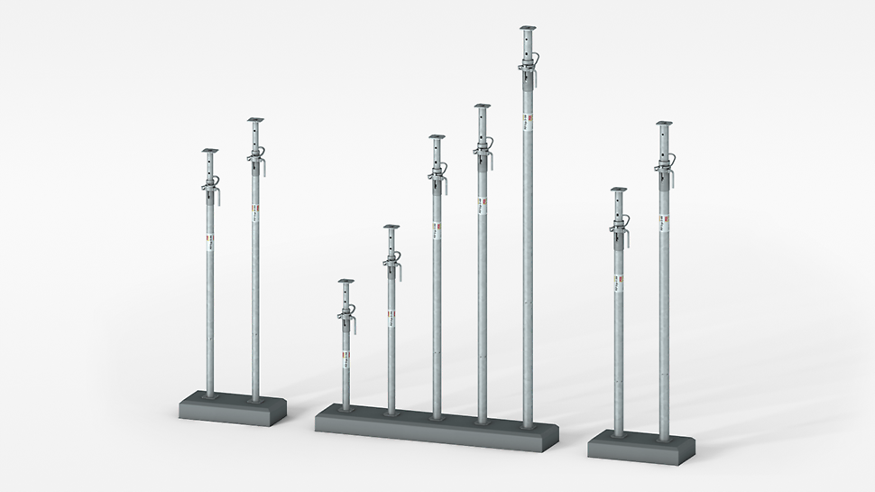 Cinkotas tērauda stutes ar nestspēju līdz 50 kN. 