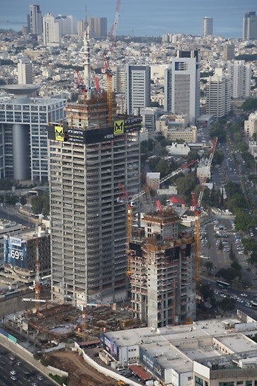 מגדל משרדים בן 50 קומות ומגדל מגורים בן 50 קומות, הכוללים 6 מפלסי חניה