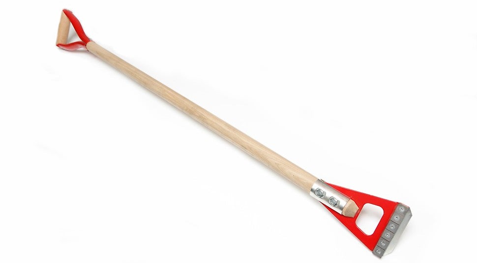 Pööratavate teradega kraabits talade, raketise raamide ja vineeri puhastamiseks.