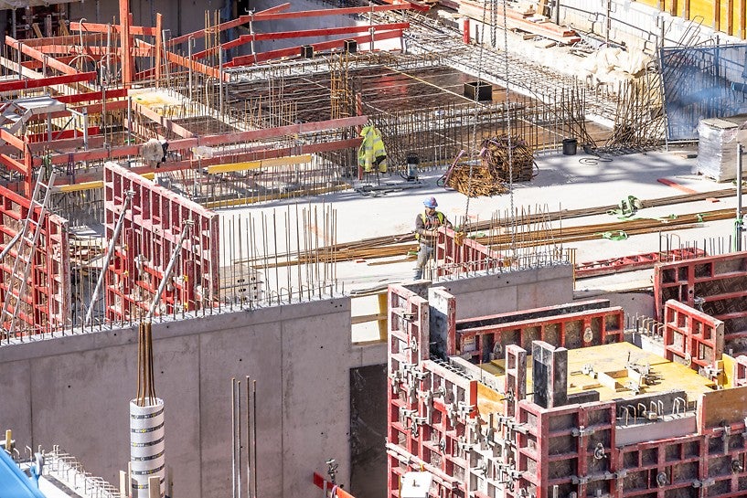 MAXIMO Rahmenschalung - Reduzierter Arbeitsaufwand durch die Bedienbarkeit von nur einem Mann.