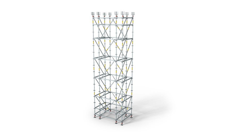 Гибкая регулировка по высоте для опалубочных столов.<br/>