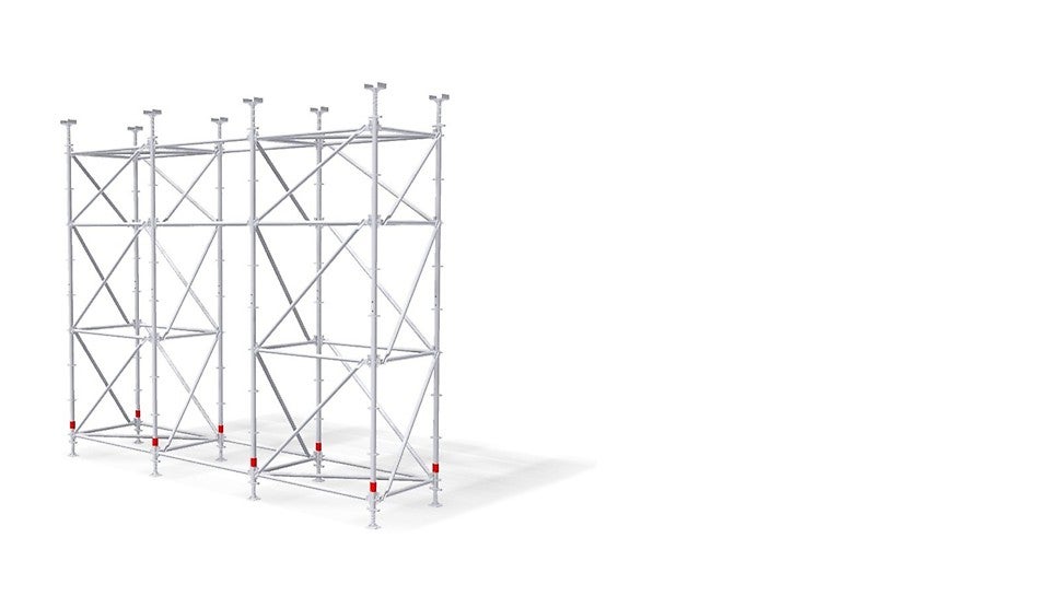 80kN High load capacity shoring system with quick and easy assembly and striking