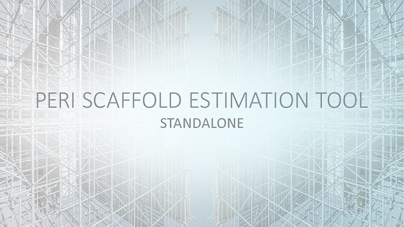 PERI QuickSolve is the fast and easy application for the planning of simple layouts.