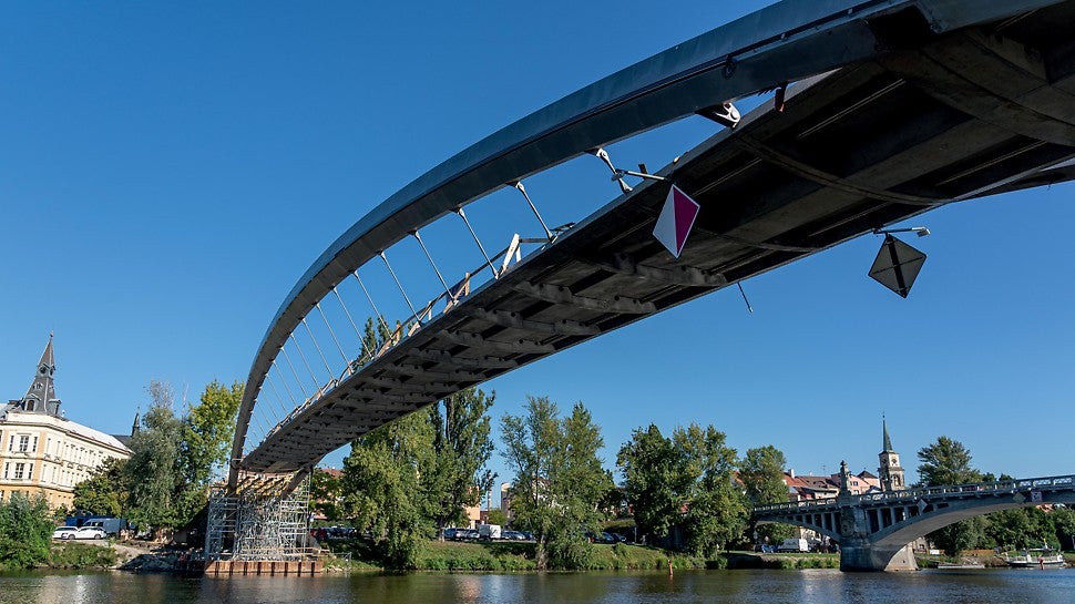 Nová lávka pro pěší a cyklisty, Nymburk