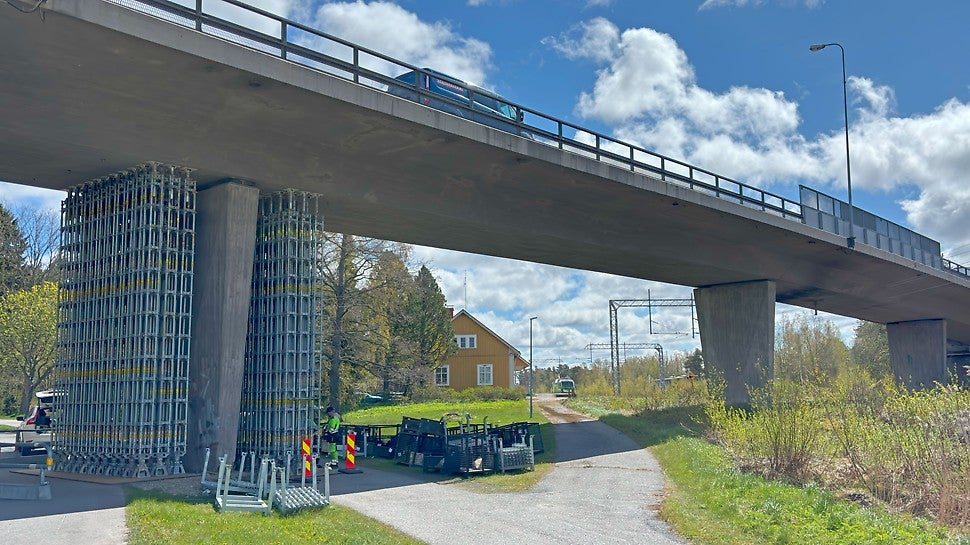 PERI UP HD -tuki sopii tuentoihin, joissa kuormat ovat todella suuria.