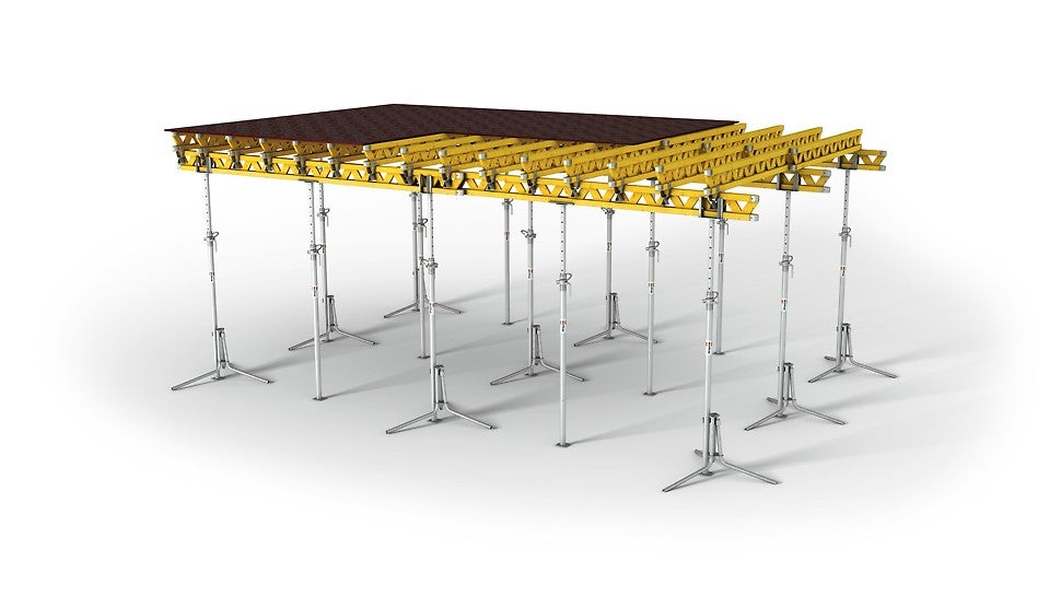 Die MULTIFLEX macht das Schalen von Decken in jeder Form und Anwendung möglich<br/>