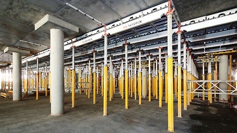 Podium construction with SKYDECK