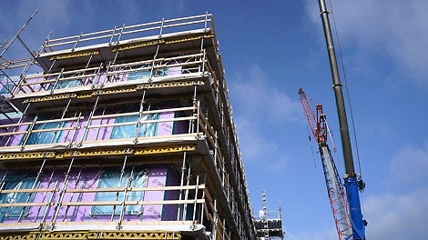 Brf Styrmannen har 72 lägenheter fördelade på 7 våningar, samt två lokaler 