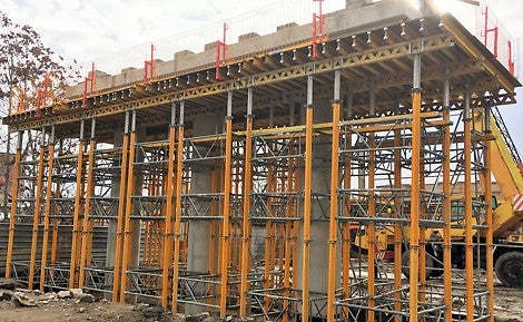 Подпорно скеле за ригел - МULTIPROP кули и PROKIT система за безопасност