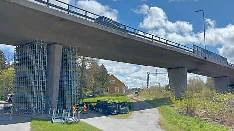 PERI UP HD -tuki sopii tuentoihin, joissa kuormat ovat todella suuria.