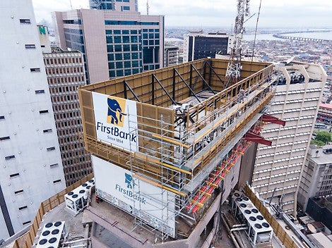 First bank head office facade improvement