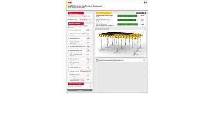 Flexibilný systém pre každý pôdorys a hrúbku stropu do 1,00 m.