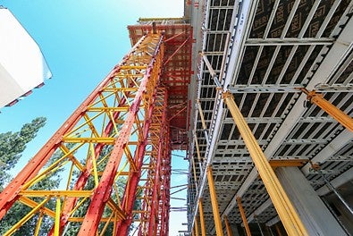 VST - Schwerlasttürme zur Ableitung von hohen Lasten | SKYDECK für Deckenschalung