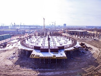 Изпълнение на фундаментна плоча. 