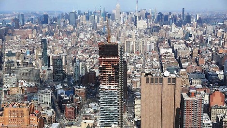 The tower will be a distinguished landmark in the New York skyline 